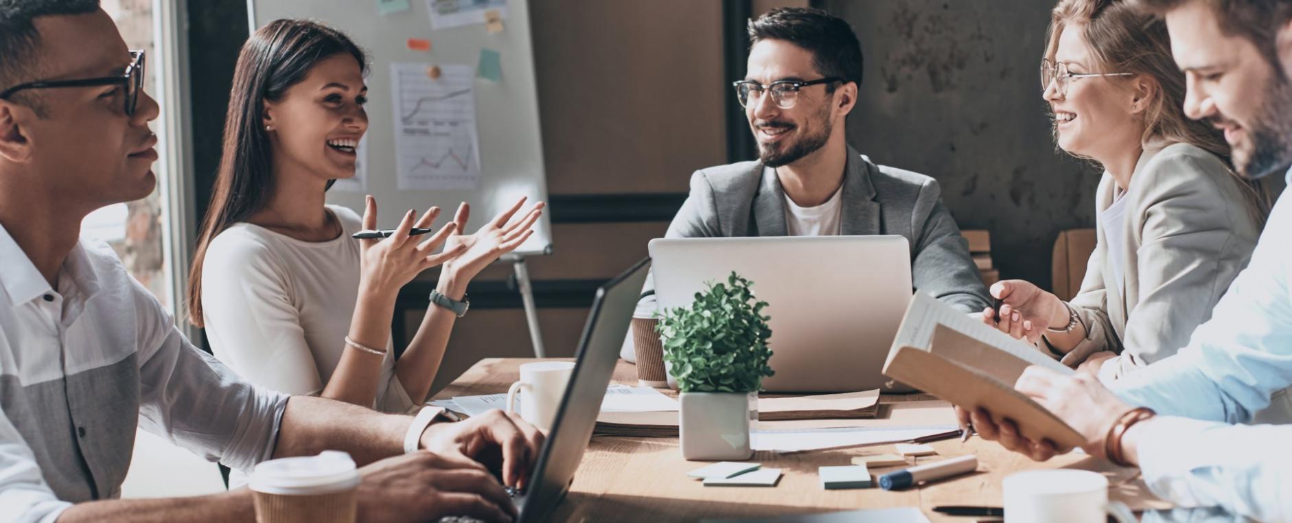 Content optimization workspace showing structured learning materials